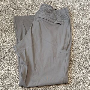 Duluth Trading Co Men’s Cargo Athletic Pants, Dark Gray, Large 30” Inseam